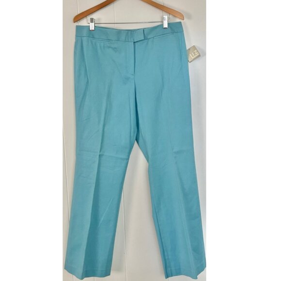 Liz Claiborne Pants Women Size 14 Turquoise NWT - Picture 11 of 11